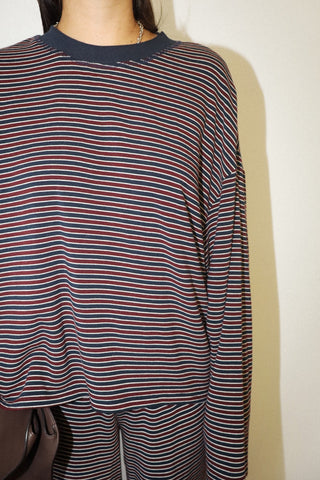RYLAND BOXY STRIPE TOP