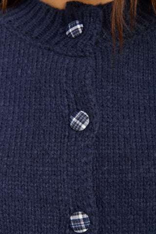 LEXI NAVY CARDIGAN SWEATER