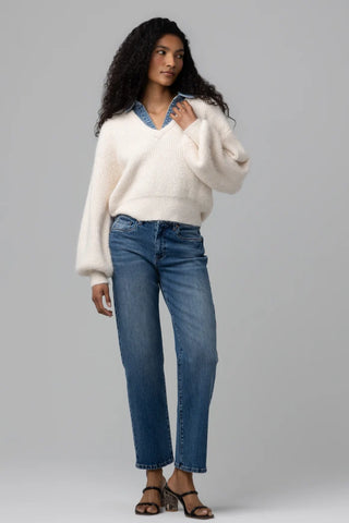 OPEN FIELD CREAM SWEATER -