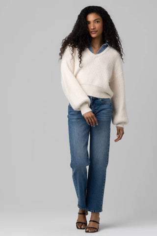 OPEN FIELD CREAM SWEATER -