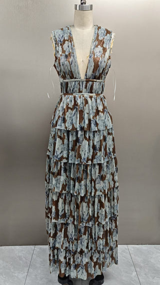 ELEONOR RUFFLED MAXI