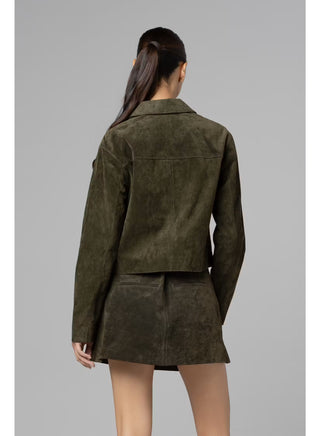 REAL SUEDE BLAZER JACKET -BLANKNYC