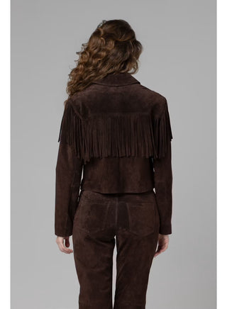 FRINGE REAL SUEDE JACKET- BlankNYC