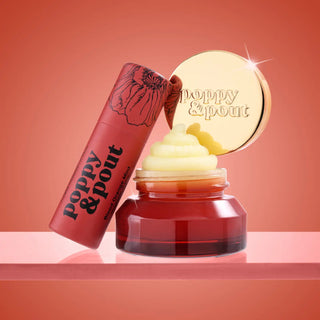 POPPY & POUT LIP CARE DUO- BLOOD ORANGE MINT