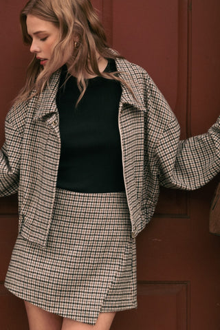 HOUNDSTOOTH JACKET