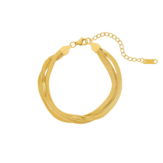 TRIPLE HERRINGBONE BRACELET