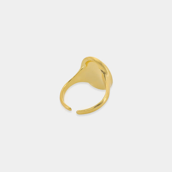 OVAL BRUSHED RING