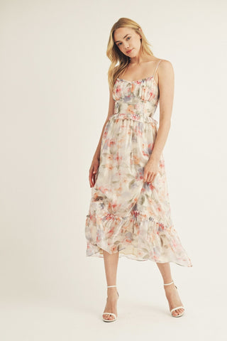 LABELLA FLORAL MAXI DRESS