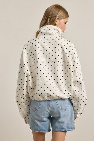 RAY POLKA DOT PULLOVER JACKET