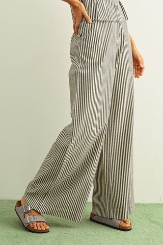 ONYX STRIPE TROUSER PANT