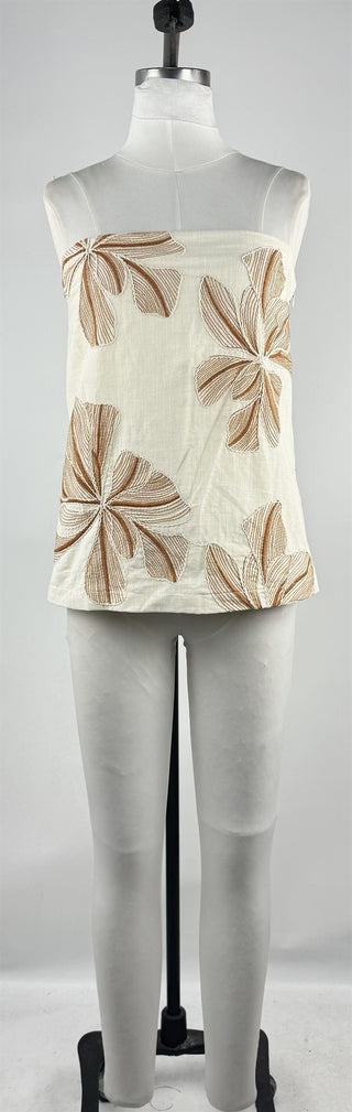 DEDE STRAPLESS HAWAII TOP