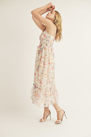 LABELLA FLORAL MAXI DRESS