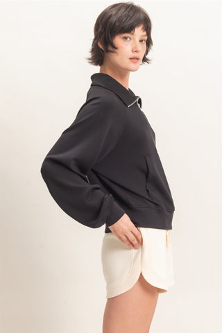 BRITT HALF ZIP PULLOVER