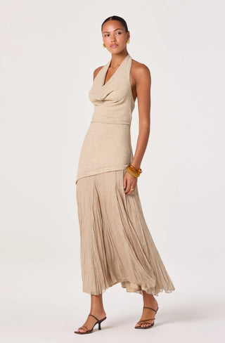 INEZ HALTER MAXI DRESS - ASTR the Label