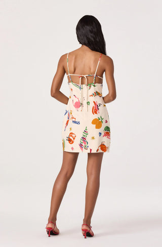 dress astr The Label Morrigan Ruffle Trim Halter Fully lined ASTR the Label Christie Dress