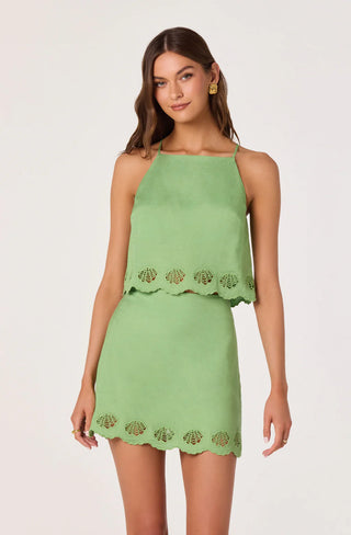 TANIYA LINEN TOP- ASTR the Label