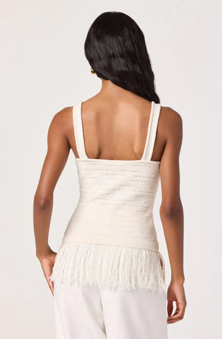 ASTR the Label - KATE FRINGE HEM SWEATER TANK TOP