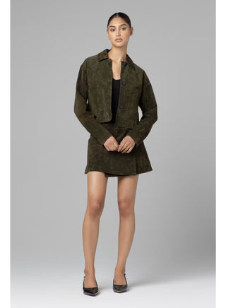 REAL SUEDE BLAZER JACKET -BLANKNYC