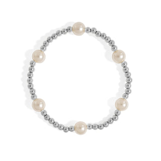 PEARL STRETCH BEADED BRACELET