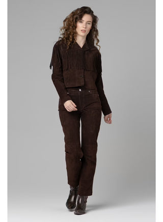 FRINGE REAL SUEDE JACKET- BlankNYC