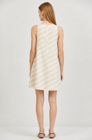 LARA TAN SHIFT DRESS