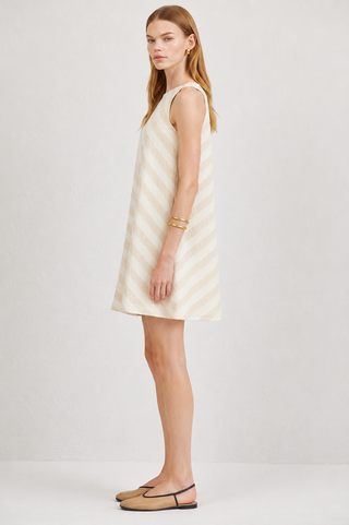 LARA TAN SHIFT DRESS