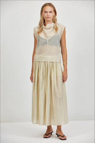 KAELIA SHEER LAYERED TOP