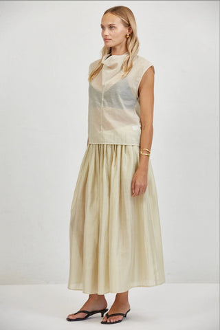 KAELIA SHEER LAYERED TOP
