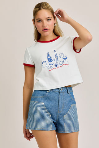 CROISSANTS ON SUNDAY TEE