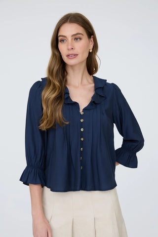 EVER POINT RUFFLED TOP