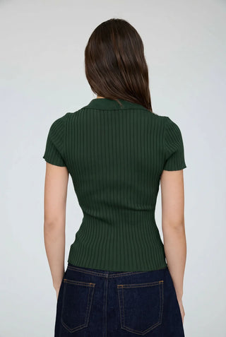 SOPHIA COLLARED KNIT TOP