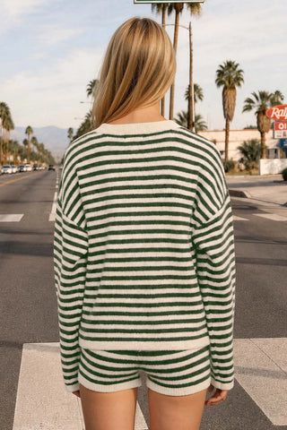 PIPER STRIPED CARDIGAN