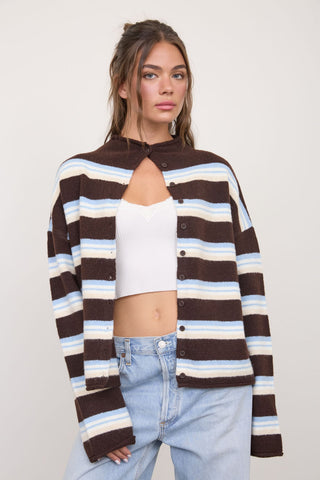CATHY WIDE STRIPE SWEATER