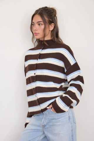 CATHY WIDE STRIPE SWEATER