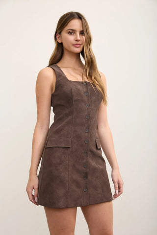 LIAM SUEDE DRESS