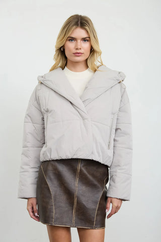 CROPPED PUFFER JACKET