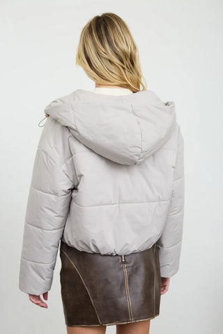 CROPPED PUFFER JACKET
