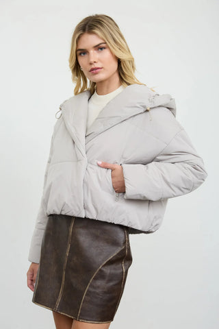 CROPPED PUFFER JACKET