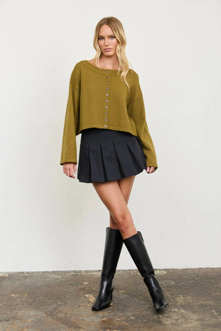 RAGLAN MOSS SWEATER
