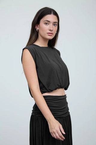 JOSIE BALLON KNIT TOP