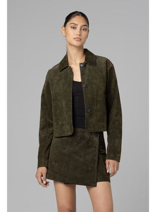 REAL SUEDE BLAZER JACKET -BLANKNYC