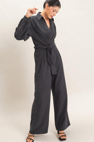 KASSIA SUEDE JUMPSUIT
