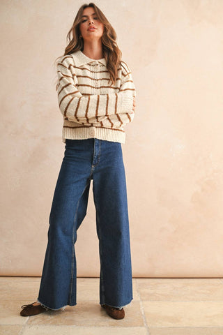 HADLEY STRIPE CARDIGAN