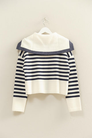 FAIR WINDS STRIPE SWEATER