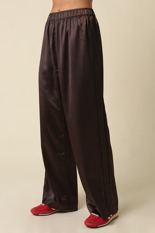 LEE SIDE STRIPE SATIN PANT