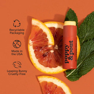 POPPY & POUT LIP CARE DUO- BLOOD ORANGE MINT