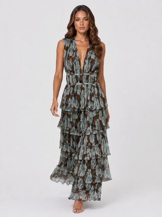 ELEONOR RUFFLED MAXI