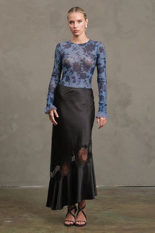 MIDNIGHT BLOOM BODYSUIT
