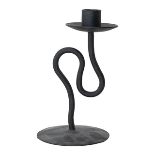 BLACK ABSTRACT TAPER HOLDER