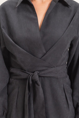KASSIA SUEDE JUMPSUIT